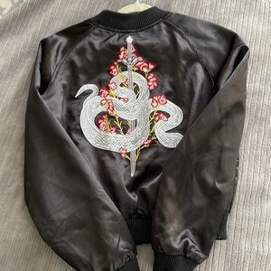 Seek the label bomber jacket